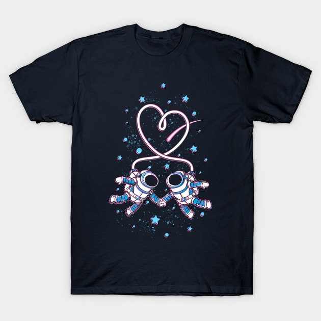 Space Love T-Shirt by VicNeko